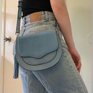 Moda Luxe Suede Crossbody Purse